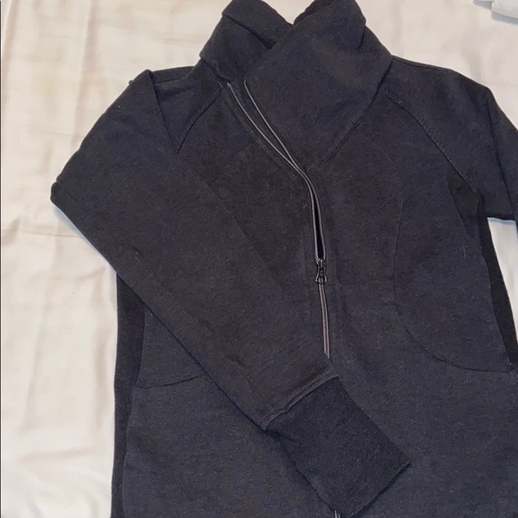 Lululemon Charcoal Grey Zip-Up - Picture 3 of 3